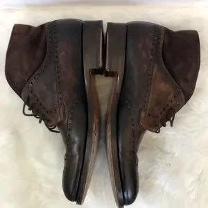 Magnanni Mens Colas Brown Wingtip Leather Lace Up Round Toe Chukka Boots Size 11 Magnanni | Shoes | Magnanni Mens Colas Brown Wingtip Leather  main image 4